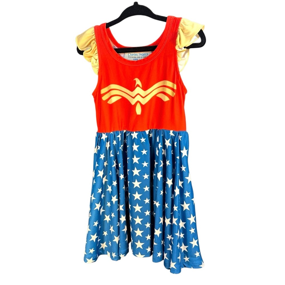 Twirl Dress Wonder Girl Super Hero Woman Red Blue New Size 2T
